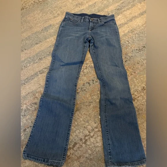 Wrangler Q-Baby Bootcut Jeans No Gap Waistband – Size5/6 X34 - Picture 1 of 9